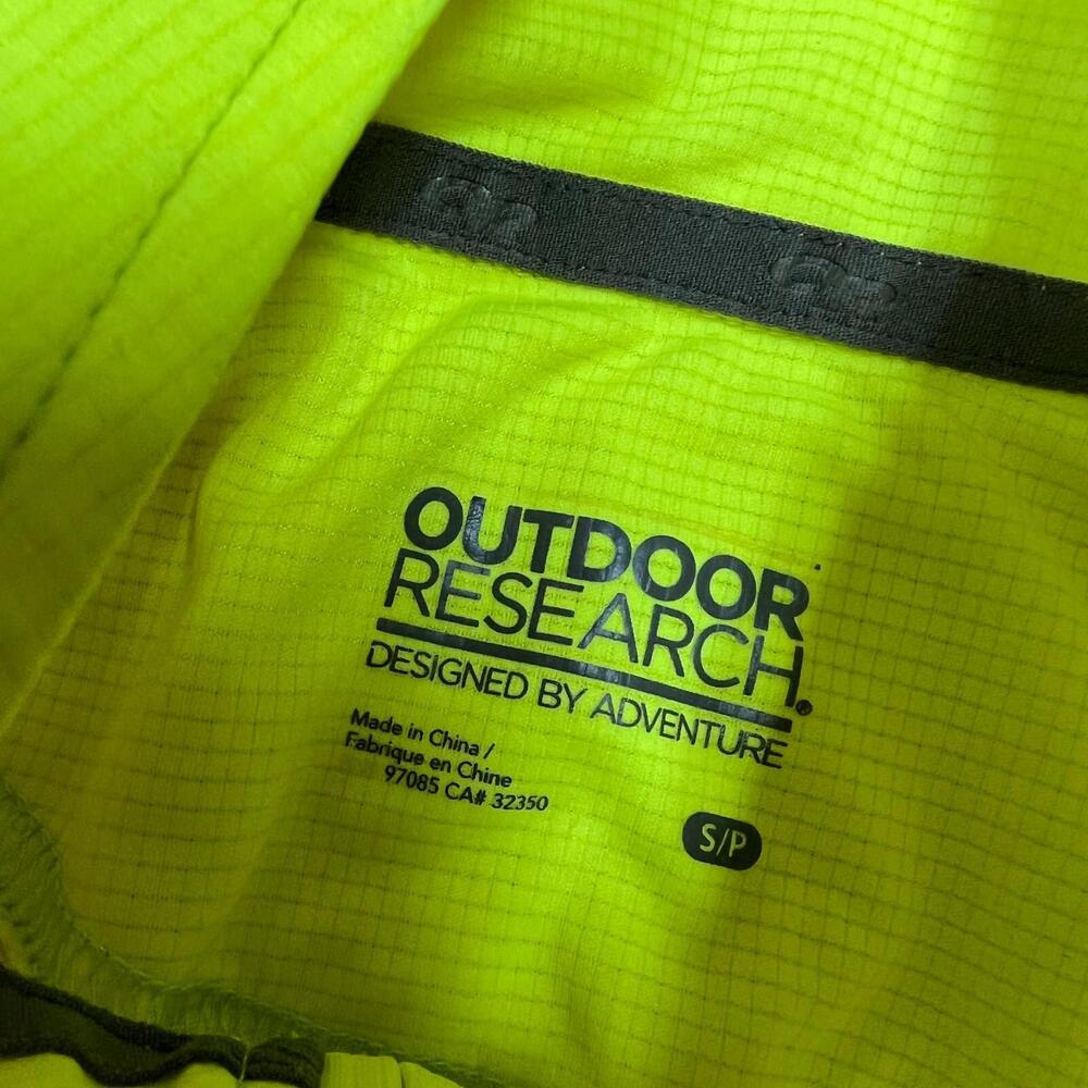 Outdoor Voices Pullover Sweatshirt Lightweight Yellow 1/4 Zip Men's Size Small - Picture 11 of 12